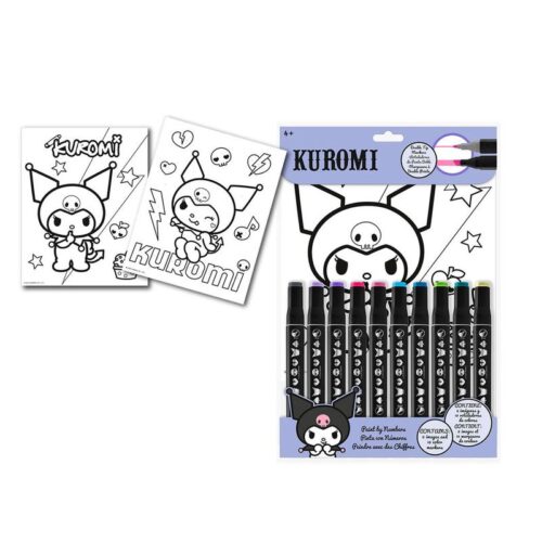 Kids Euroswan Pinta con numeros Kuromi Hello Kitty KU00022