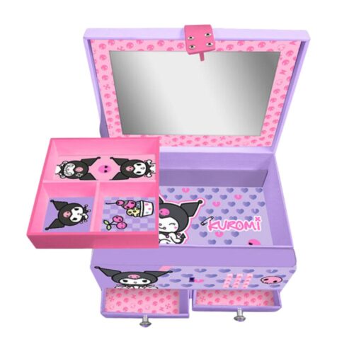 Kids Euroswan Joyero secreto con sonido Kuromi Hello Kitty KU00026