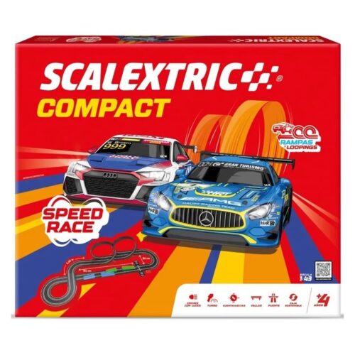 Scalextric Compact Circuito de Coches Speed Race escala 1:43 C10584S500