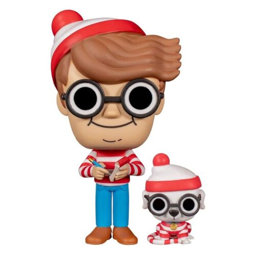 Figura Funko POP! Waldo Where’s Waldo Coleccionable con Perro FFK44758