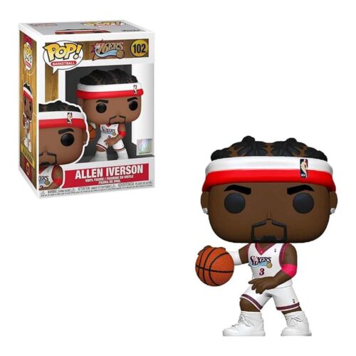 Figura Funko POP! Allen Iverson Sixers Home NBA Legends Coleccionable FFK55215