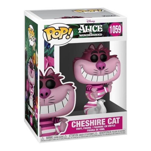 Figura Funko POP! Cheshire Cat Translúcido Alice 70th Coleccionable Disney FFK55735