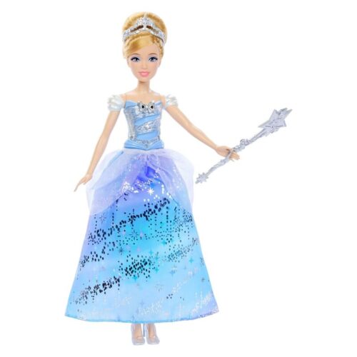 Muñeca Cenicienta con vestido de baile encantado con luz y sonido Disney JBF94 MATTEL