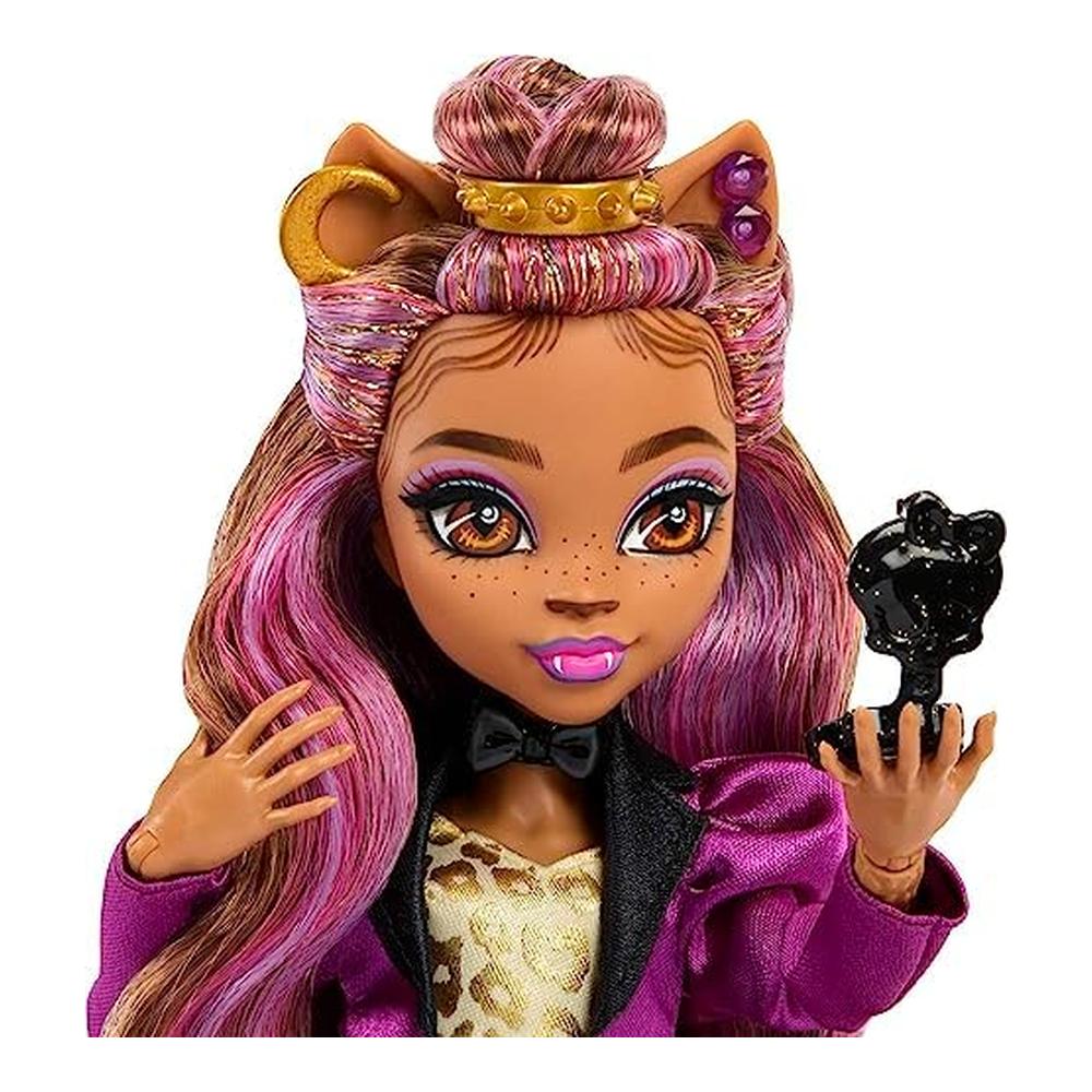 Muñeca Monster High Clawdeen Monster Ball Fiesta Moda Accesorios HNF69 - Imagen 2