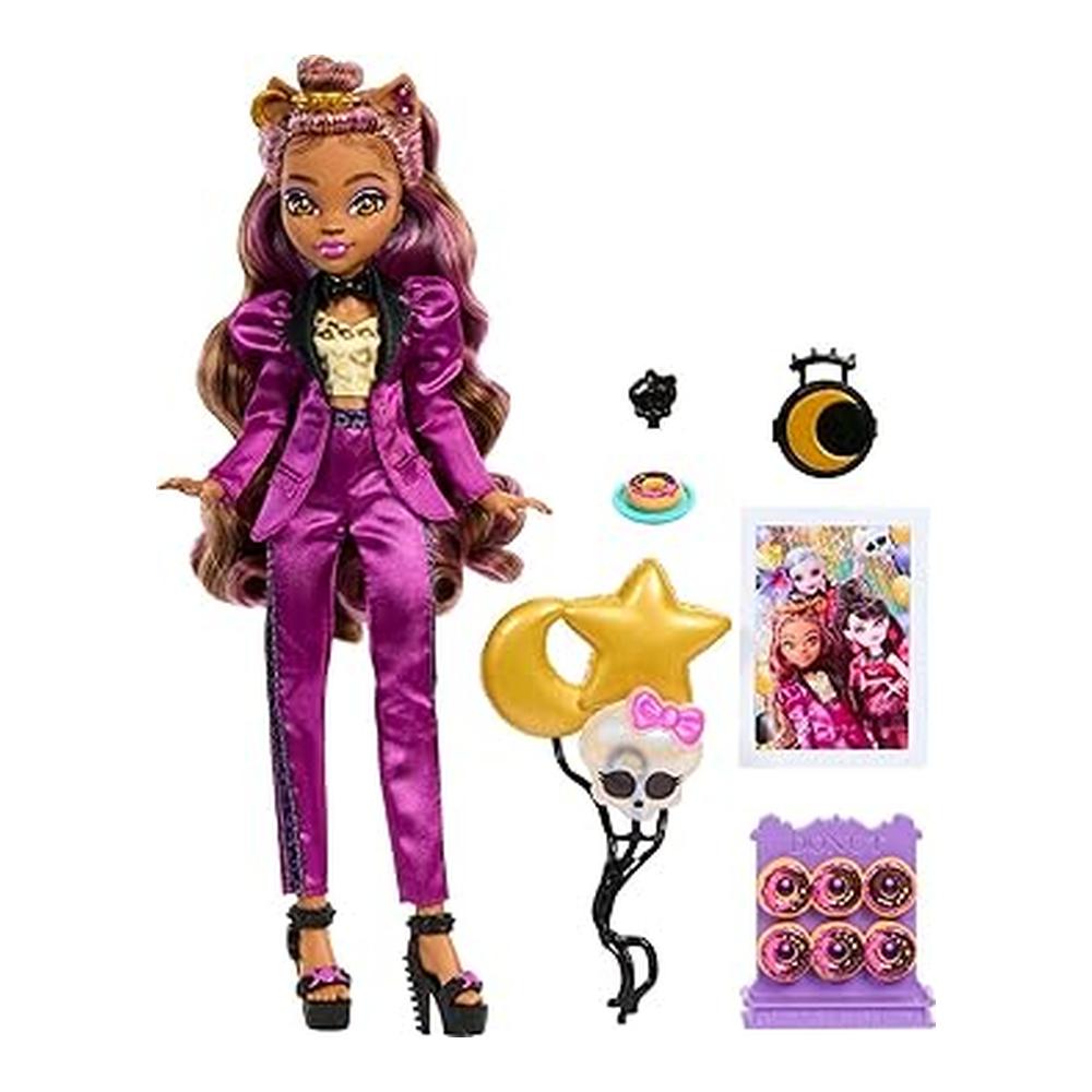 Muñeca Monster High Clawdeen Monster Ball Fiesta Moda Accesorios HNF69