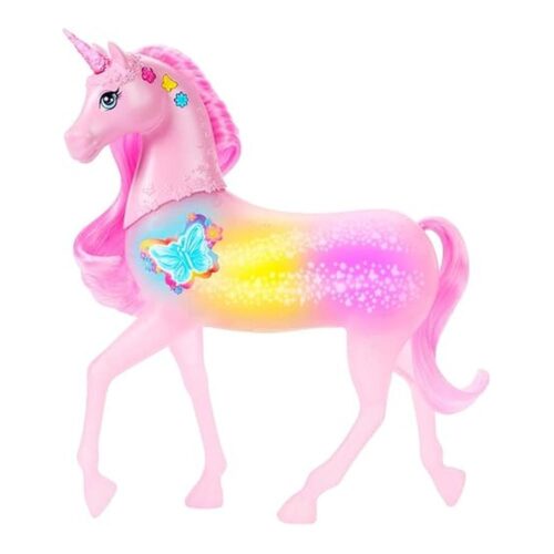 Unicornio Barbie Galopa Brilla Luces Sonidos Música Interactivo JCP78