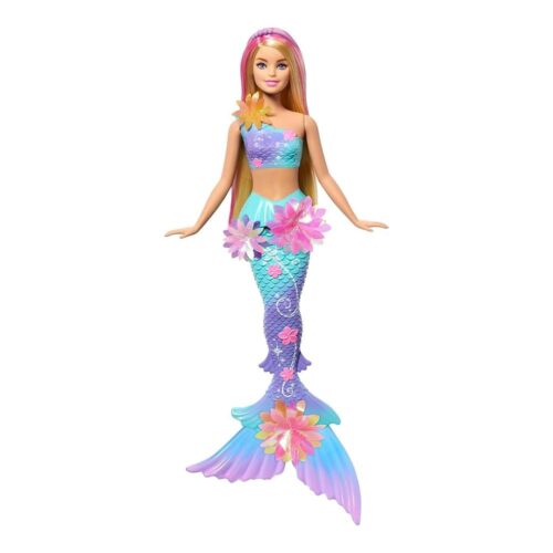 Muñecas Sirena Barbie Flores Mágicas Degradado Accesorios JDM72
