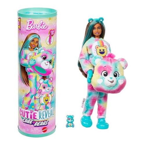 Muñeca Barbie Cutie Reveal Care Bears Good Vibes Sorpresas JFV62