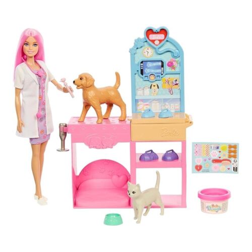 Clínica Veterinaria Barbie Muñeca Accesorios Moldes Masa JFX93