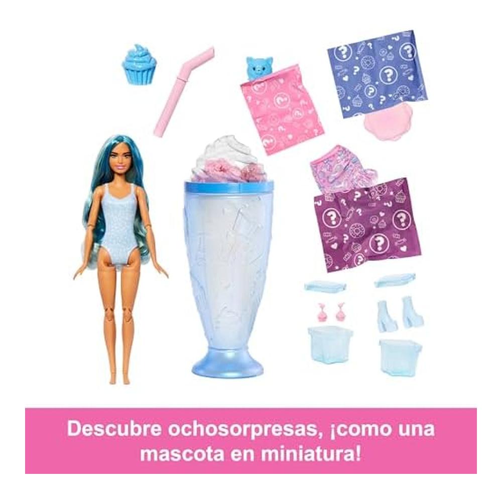 Muñeca Barbie Pop Reveal Dulces Cool Cupcake Mascota Sorpresas JFY61 - Imagen 2