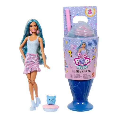 Muñeca Barbie Pop Reveal Dulces Cool Cupcake Mascota Sorpresas JFY61
