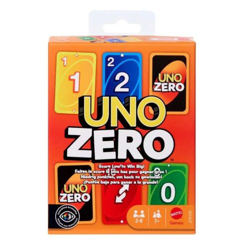 Juego Cartas UNO Zero Mattel Familiar JHH48