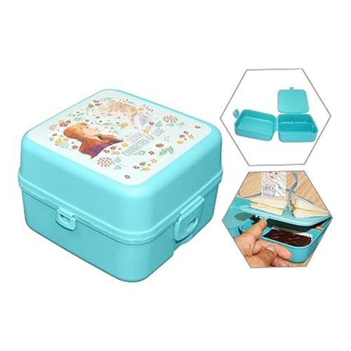 Fiambrera Frozen HOVUK 3 Compartimentos 14 cm Microondas Lavavajillas 840388