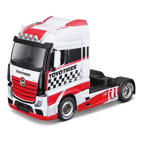 Camión MB Actros Gigaspace Bburago Street Fire Haulers Escala 1:43 78530-RJ