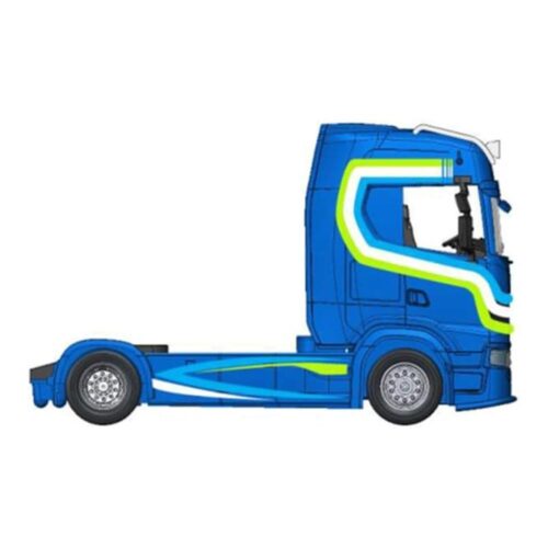 Camión Scania S730 Bburago Street Fire Haulers Escala 1:43 Coleccionable 78530-AZ