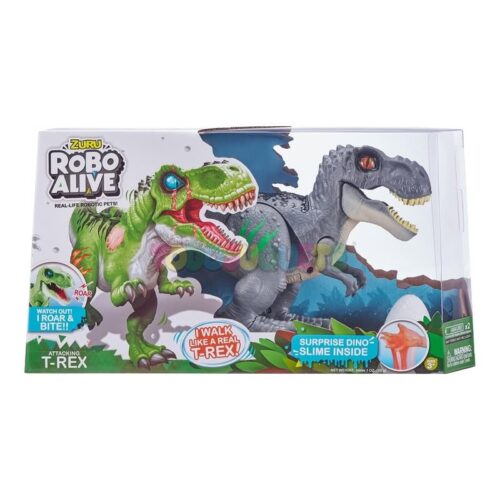 Robo Alive T-Rex Andador Slime Ataque Dinosaurio 7127