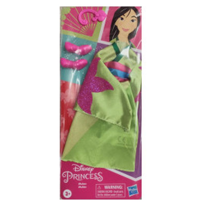 Ropa Moda Mulan Princesas Disney - Accesorios Muñeca Coleccionable E6615