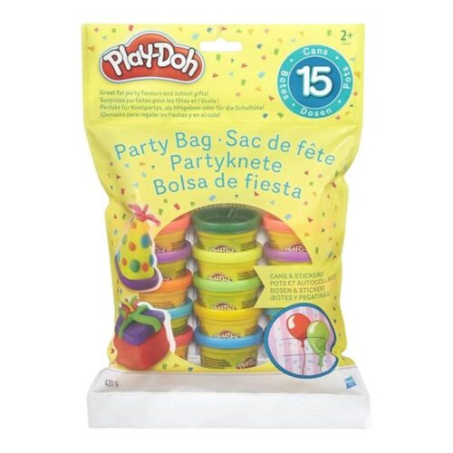 Bolsa Fiesta Play-Doh 15 Mini Botes Plastilina 28g Cada Uno Regalos 18367
