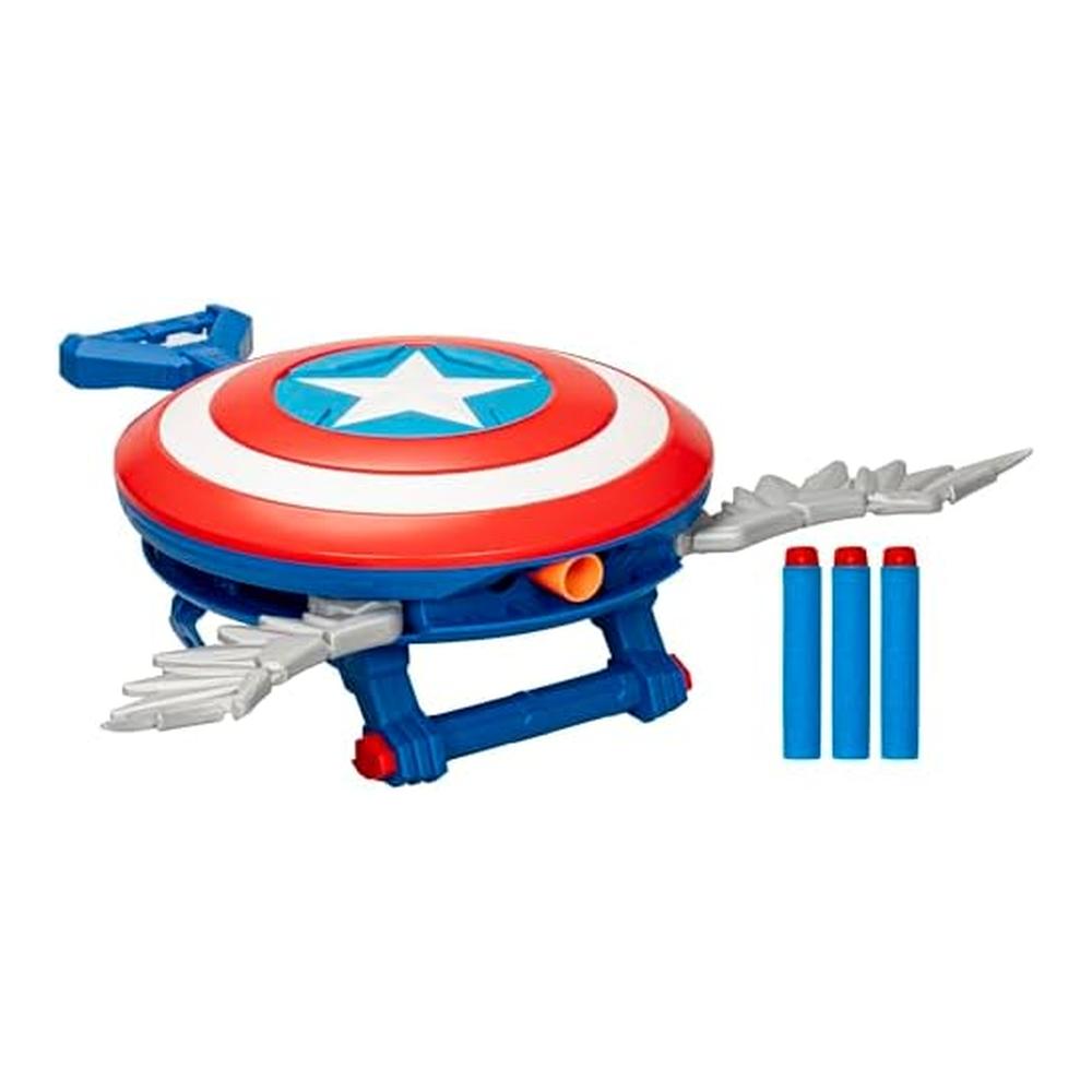 Marvel Captain America Brave New World Nerf Escudo Rol F9302 - Imagen 2