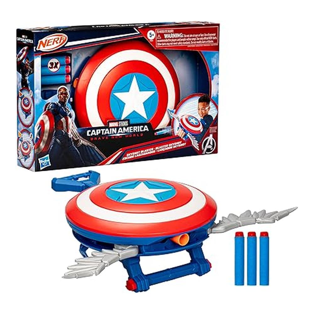 Marvel Captain America Brave New World Nerf Escudo Rol F9302
