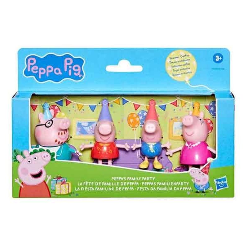 Peppa Pig Familia Día Fiesta Set Juego Preescolares F9510