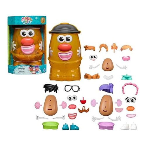 Set Juguete Potato Head Súper Papa – Figura Creativa Desmontable para Niños con Accesorios F9410
