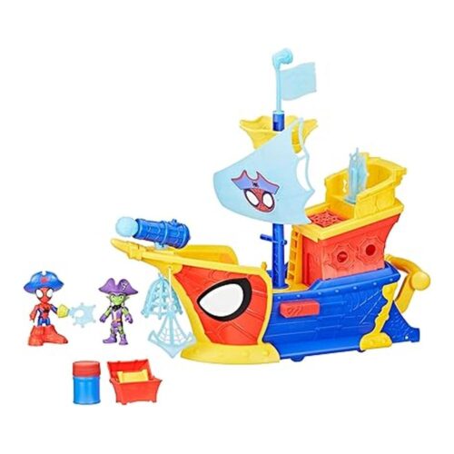 Spidey Amazing Friends Marvel Water-Webs Barco Pirata G0666