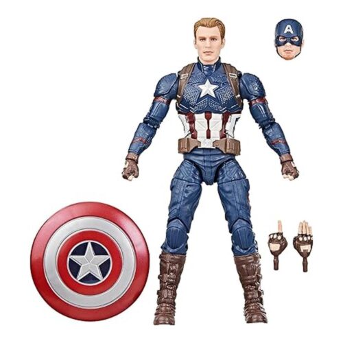 Figura Capitán América Marvel Legends Endgame 15 cm Coleccionable G0607