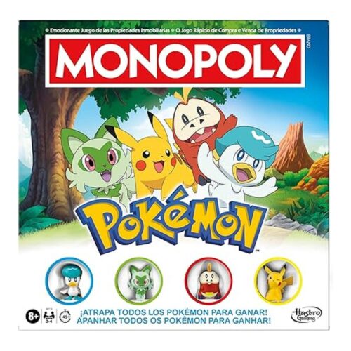Monopoly Pokémon Juego Mesa Edición Español-Portugués G0716