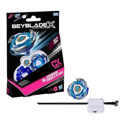 Kit Inicial Beyblade X Courage Dran S 6-60V CX con Peonza y Lanzador F1677