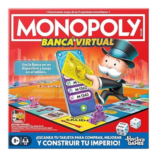 Monopoly Banca Virtual Juego Mesa Edición Español G1424