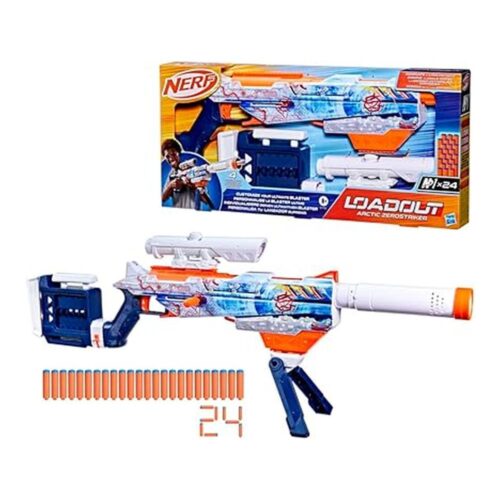Nerf Loadout Arctic Zerostriker Dardos N1 Pistola G1763