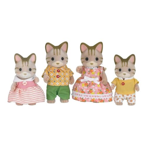 Familia Gato Rayas Sylvanian Families 05180 – Set Muñecas 5180