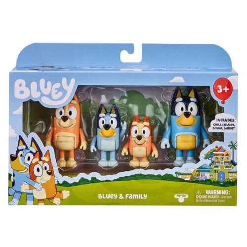 Set Figuras Bluey Familia – Juguete Coleccionable Infantil 13009