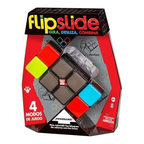 Juego Electrónico Portátil FLIPSLIDE Gira Desliza Combina 4 Modos 90984