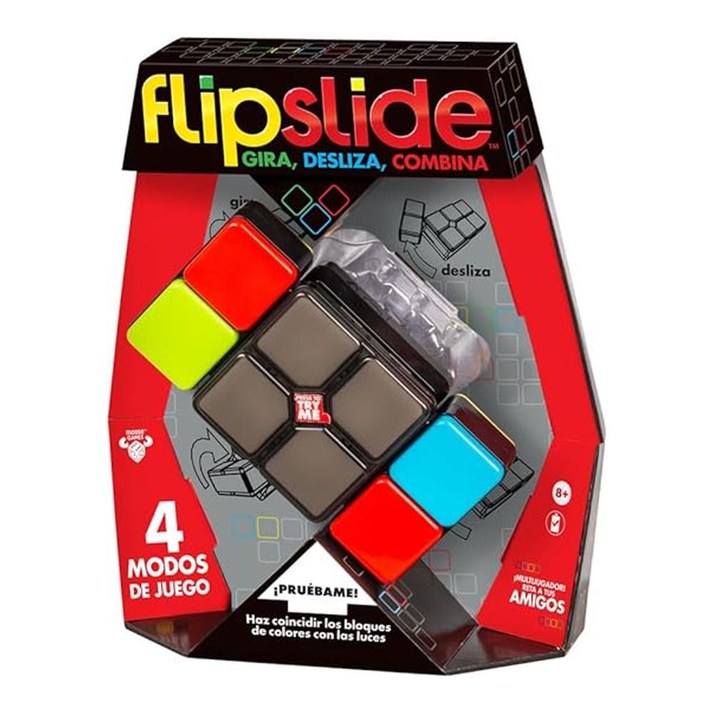 Juego Electrónico Portátil FLIPSLIDE Gira Desliza Combina 4 Modos 90984