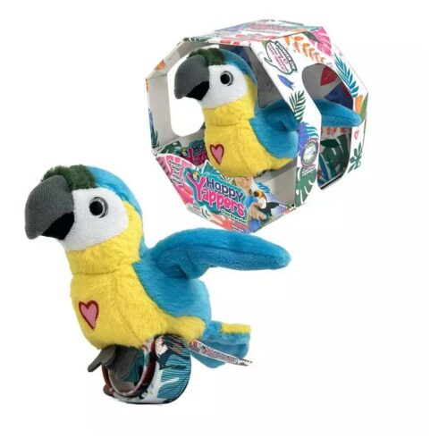 Peluche Happy Yappers Loro Interactivo Sonidos Recargable Azul HPA00000-LO