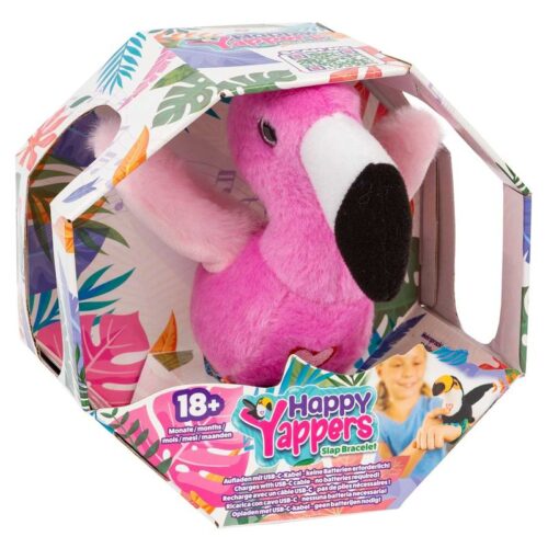 Peluche Happy Yappers Flamenco Interactivo Sonidos Recargable HPA00000-FL