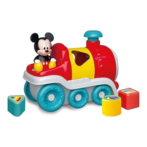 Mickey Tren Cubo Formas Colores Clementoni Baby Juguete 9 Meses 17900 17900.8