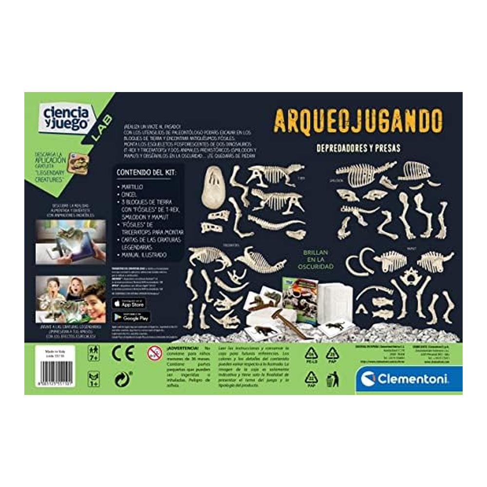 Arqueojugando Depredadores Presas Clementoni Juego Científico 55110.1 - Imagen 2