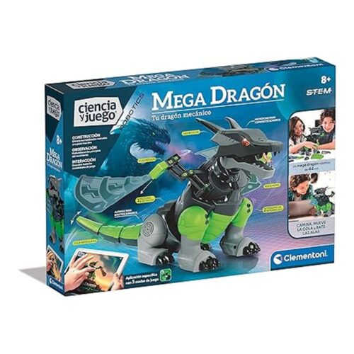 Robot Mega Dragon Clementoni Montar Stem App Multicolor 55421.8