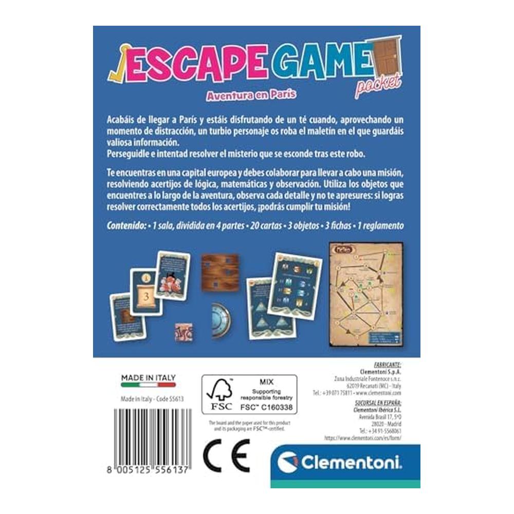 Escape Game Aventura París - Juego Mesa Misterio 55613.7 - Imagen 2