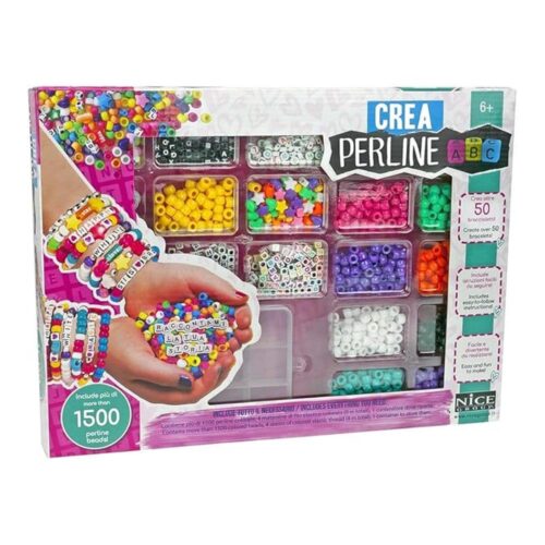 Cuentas Nice Group Perline ABC 1500 Alfabeto Pulseras Letras 87000