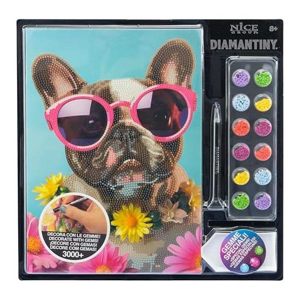 Pintura Números Diamantiny Perro Carlino Pets A4 96105 96105 - Imagen 2