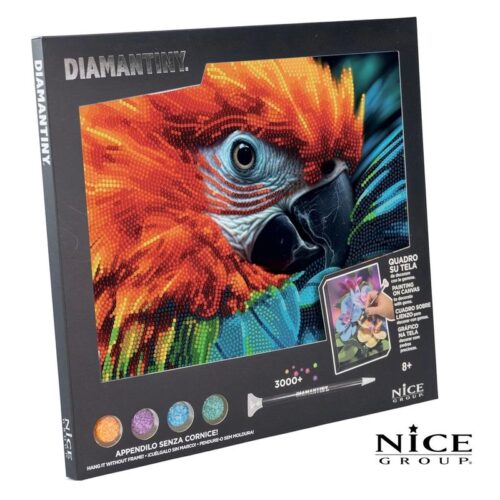 Cuadro Diamantiny Animals Loro Pintura Números 96577