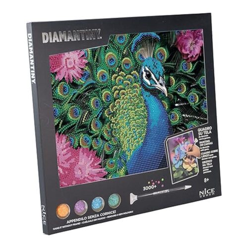 Cuadro Diamantiny Animals Pavo Real Pintura Números 96578