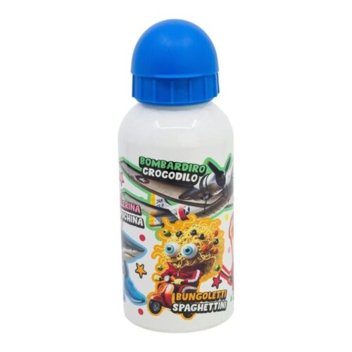 Botella Aluminio Pequeña Stor 400 ml Italian Brainrot – Termo Ligero 20494