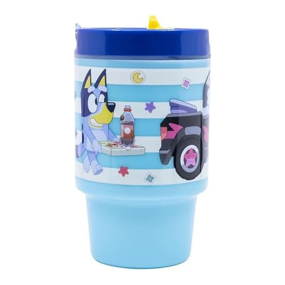 Stor Taza Plástico Tapa 530 ml Bluey Vaso con Tapa 50626 - Imagen 2