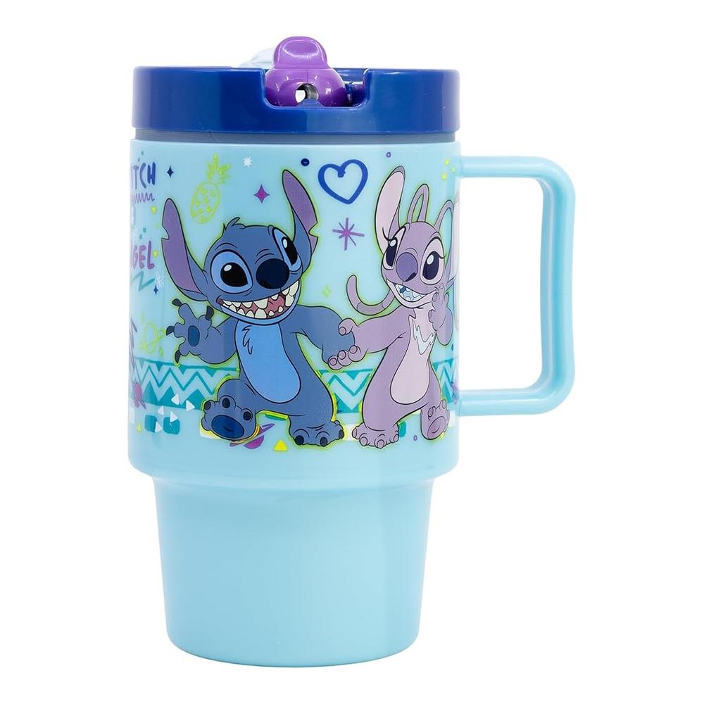 Stor Taza Plástico Tapa 530 ml Stitch Vaso con Tapa 75056