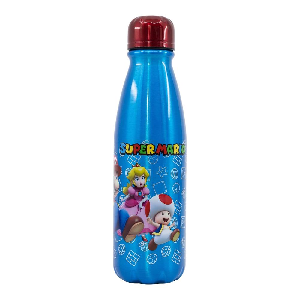 Stor Botella Aluminio 600 ml Super Mario Botella Agua Reutilizable 75240